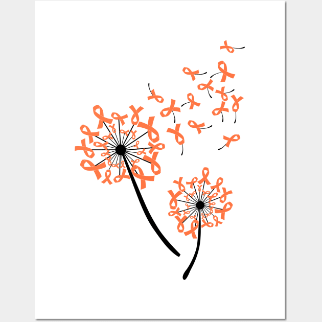 World Multiple Sclerosis Awareness Dandelion Awesome Wall Art by Terryeare